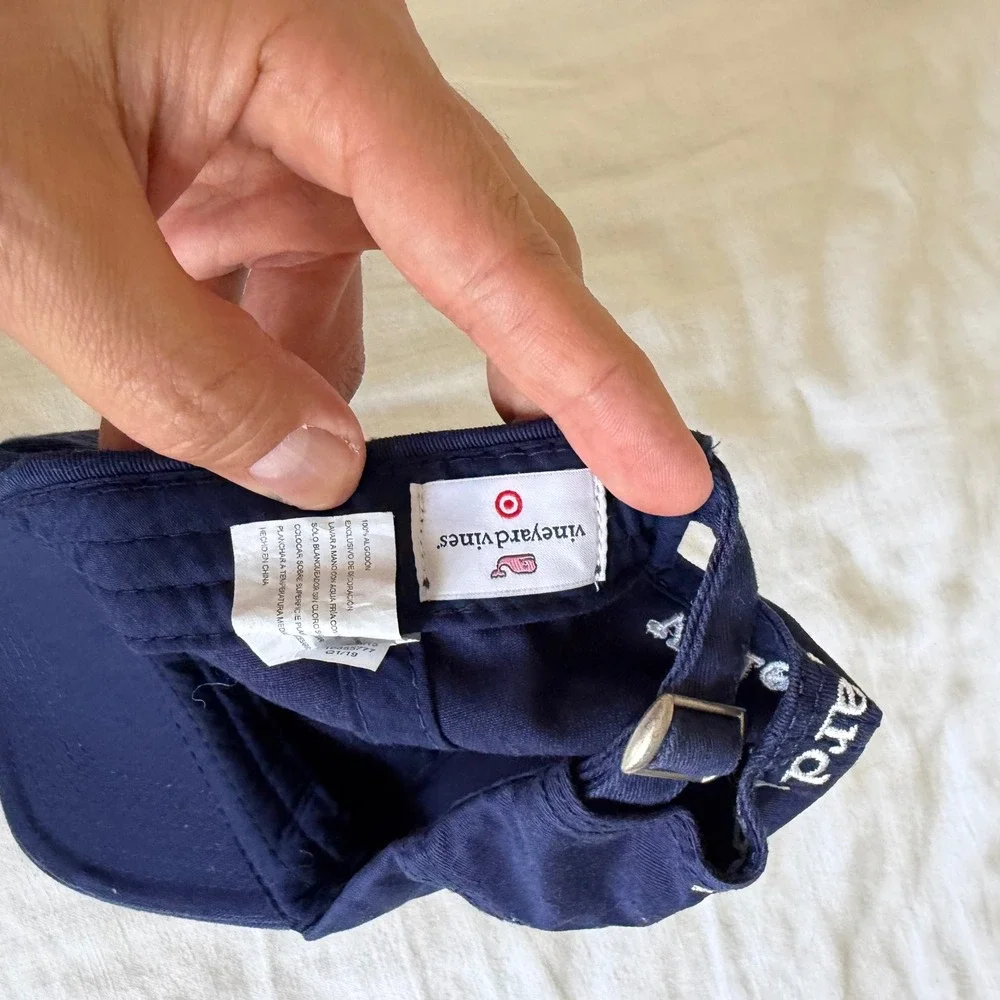 Vineyard Vines for Target Navy Blue Whale Logo Adjustable Baseball Hat‎ Mens Cap